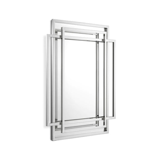 Oglinda cu rama inox 85x115 cm