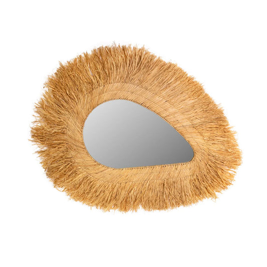 Oglindă din sisal 140x125 cm