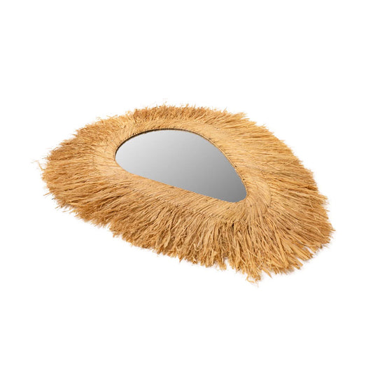 Oglindă din sisal 140x125 cm