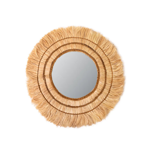 Oglindă din abaca Ø105 cm
