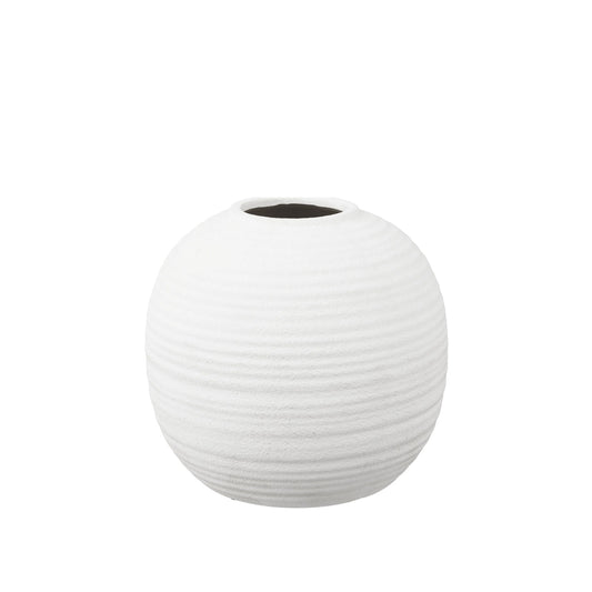 Vas alb ceramică H 28,5 cm