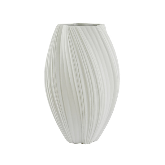 Vas decorativ alb AMARIS Ø52x81 cm