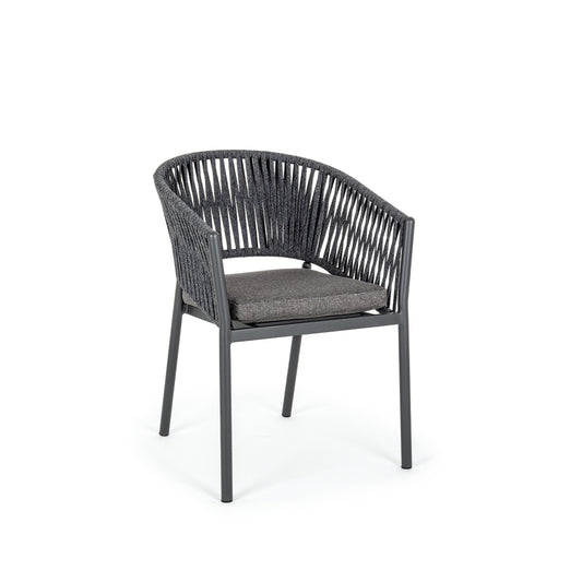 Scaun terasă AZZARO antracit