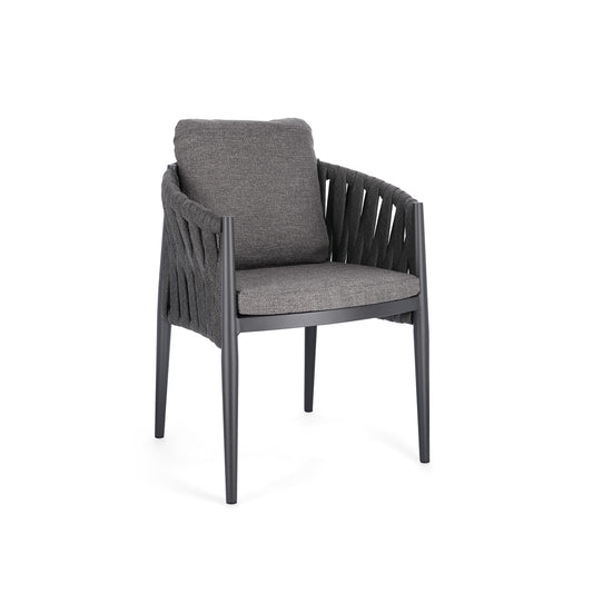 Scaun terasă ALASSIO gri