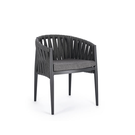 Scaun terasă ALASSIO gri