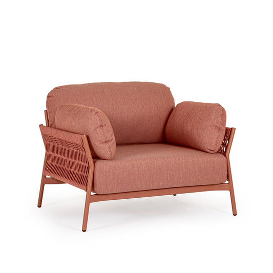 Fotoliu terasă RIVIERA terracotta