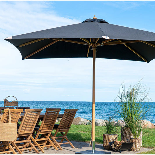 Umbrela neagra terasa 300x300 cm