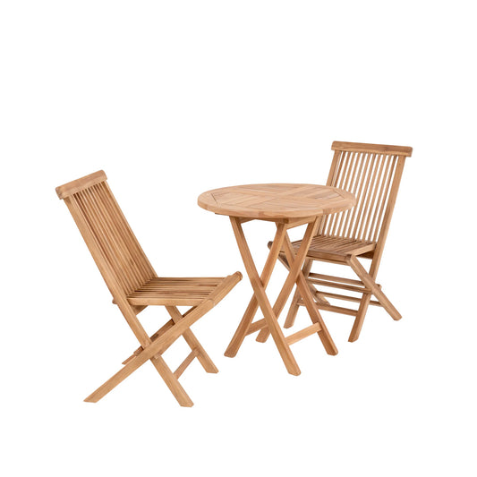 Set MIRIA masă cu 2 scaune pentru terasă