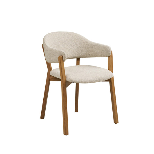 Scaun dining KIRCO stejar natur cu braţe