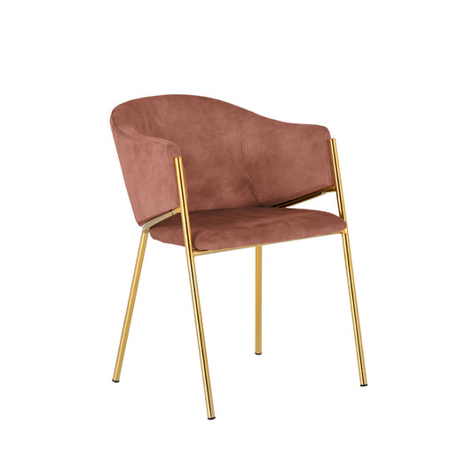 Scaun dining MORRA Rose Dust