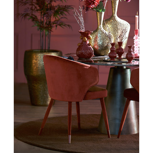 Scaun dining LIOR roşu terracotta