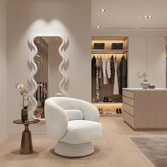 Oglindă RIPPLA Cotton White 70x160 cm