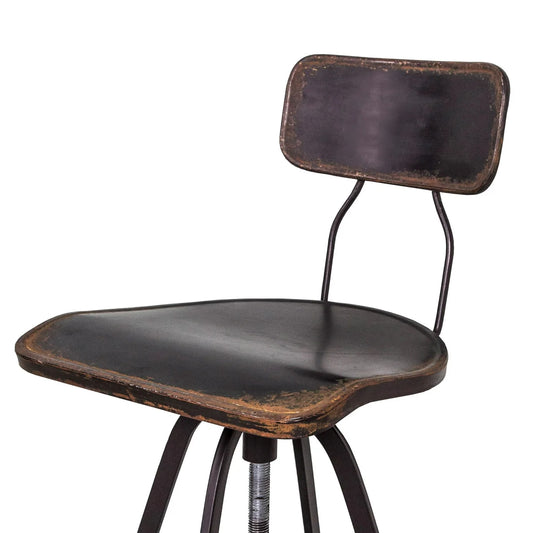 Scaun bar cu spatar GRIT