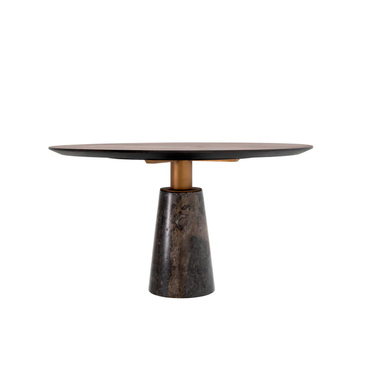 Masa dining rotunda Ø 132 cm