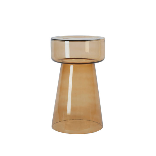 Măsuţă laterală din sticlă COLOS Ø30x50 cm