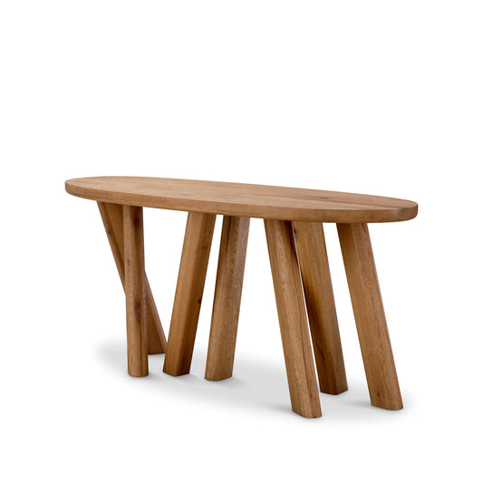 Consola stejar masiv L 160 cm