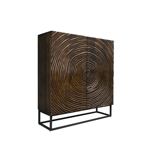 Bufet înalt ORBIT Natural 2 uşi