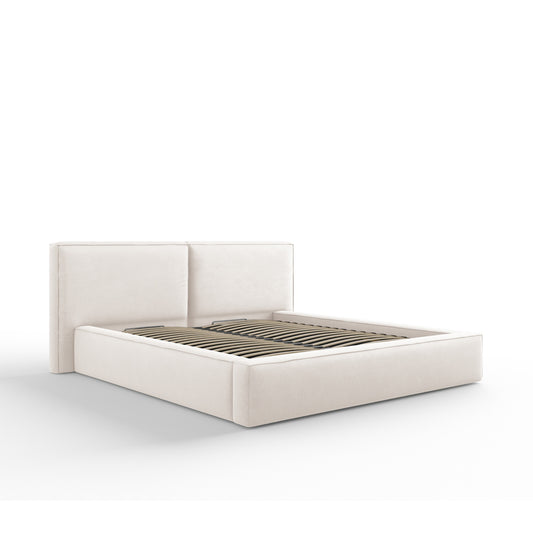 Pat VEGA L234 în ţesatură structurată bej deschis pentru saltea 180x200 cm