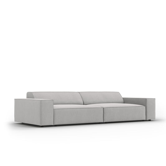 Canapea VEGA 3L în ţesatură structurată gri deschis