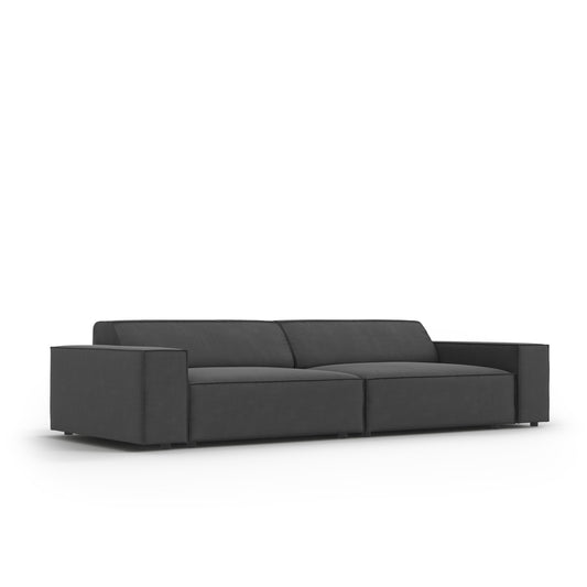 Canapea VEGA 3L în catifea gri închis