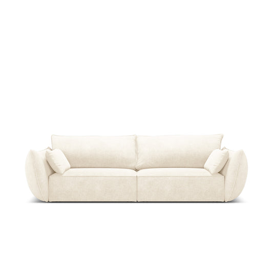 Canapea SAVOY 3L în ţesatură de chenilă bej deschis