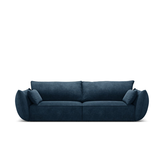 Canapea SAVOY 3L în ţesatură de chenilă bleumarin