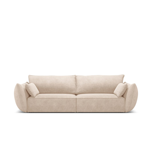 Canapea SAVOY 3L în ţesatură de chenilă bej închis