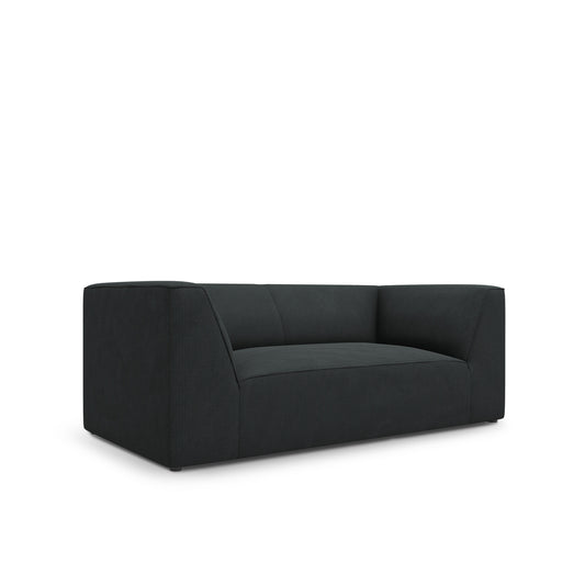 Canapea RENO 2L în catifea neagră