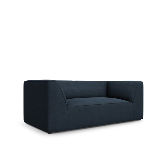 Canapea RENO 2L în ţesatură structurată bleumarin