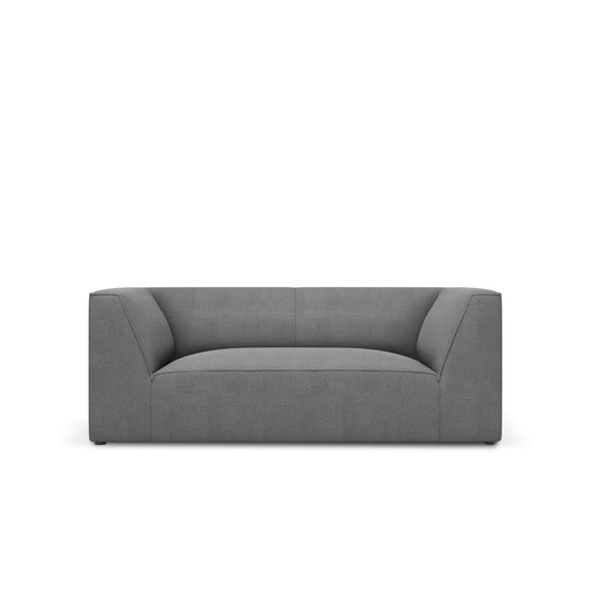 Canapea RENO 2L în ţesatură structurată gri închis