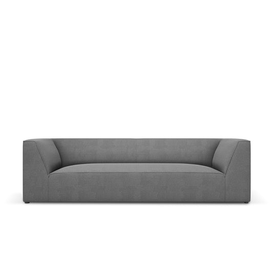 Canapea RENO 3L în ţesatură structurată gri închis