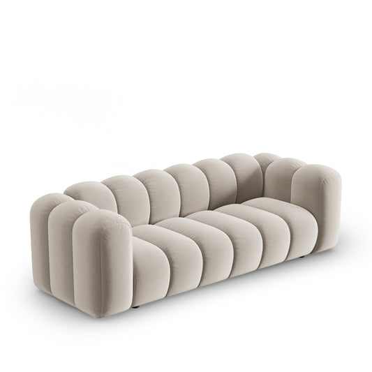 Canapea PICCADILLY 3L în catifea bej