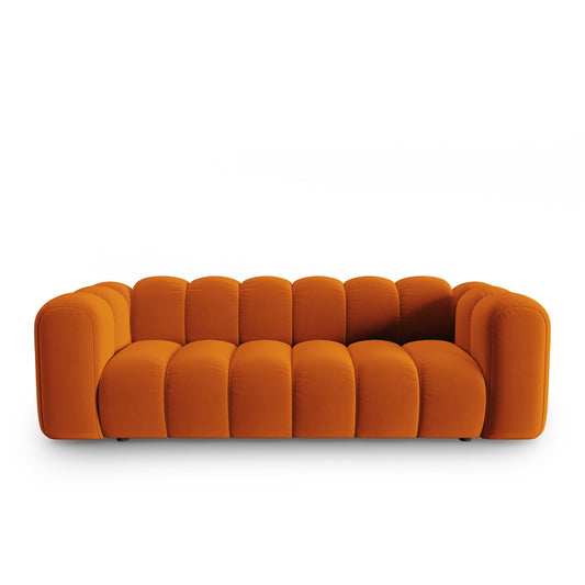 Canapea PICCADILLY 3L în catifea terracotta