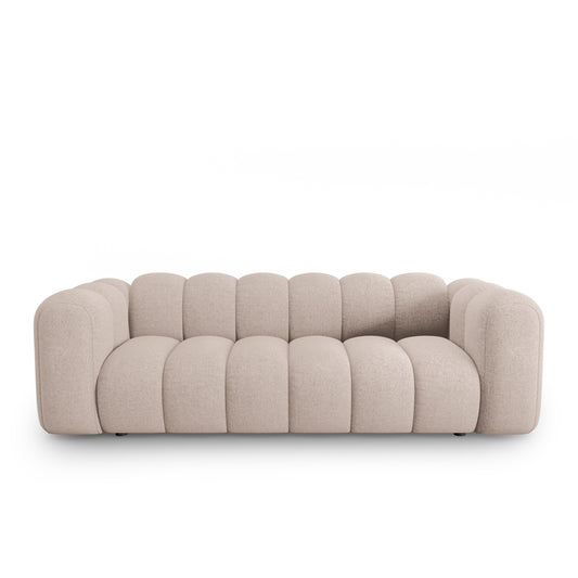 Canapea PICCADILLY 3L în ţesatură de chenilă bej închis