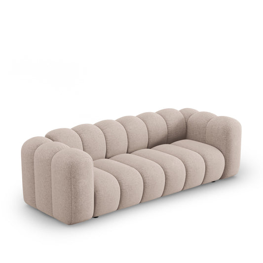 Canapea PICCADILLY 3L în ţesatură de chenilă bej închis