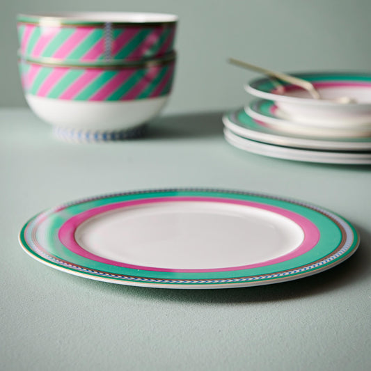 Farfurie întinsă Ø 28 cm CHIQUE STRIPES