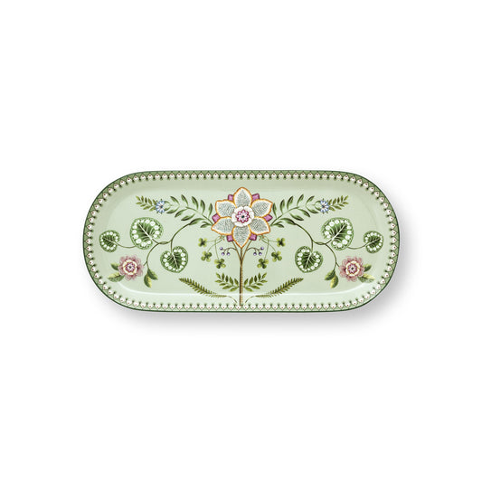 Platou 33x15,5 cm LOTUS GREEN