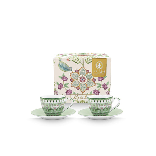 Set espresso 120 ml LOTUS GREEN