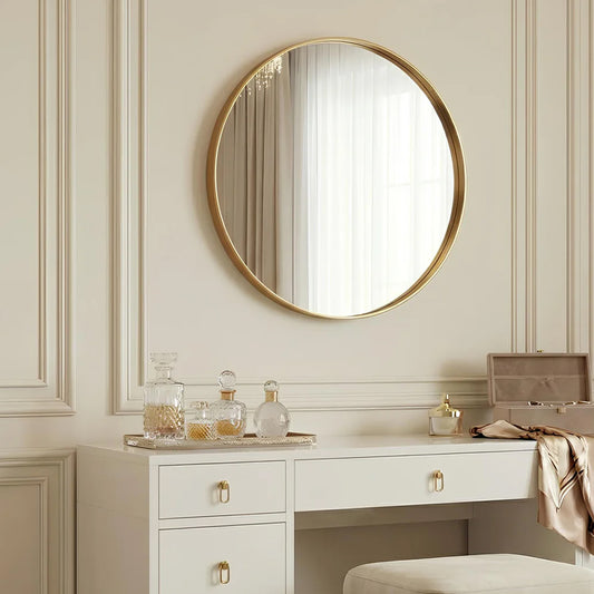 Oglindă aurie OUTLINE Ø40 cm