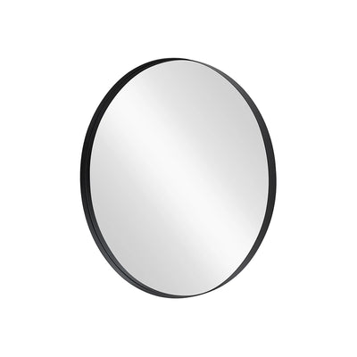 Oglindă cu ramă neagră OUTLINE Ø60 cm