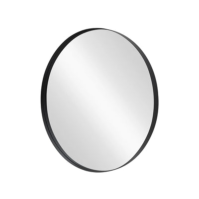 Oglindă cu ramă neagră OUTLINE Ø75 cm