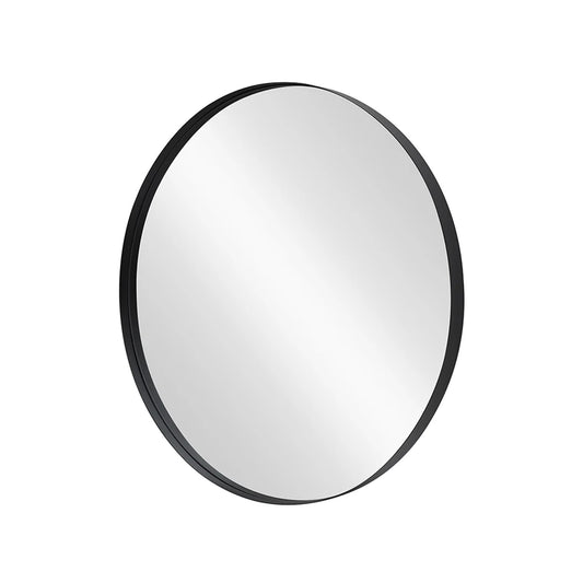 Oglindă cu ramă neagră OUTLINE Ø75 cm