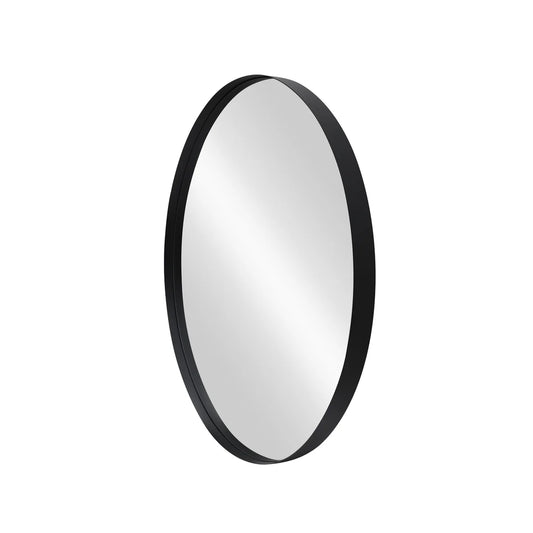 Oglindă cu ramă neagră OUTLINE Ø75 cm
