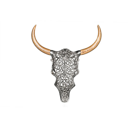 Decoraţiune de perete LACEBULL argintiu 60 cm