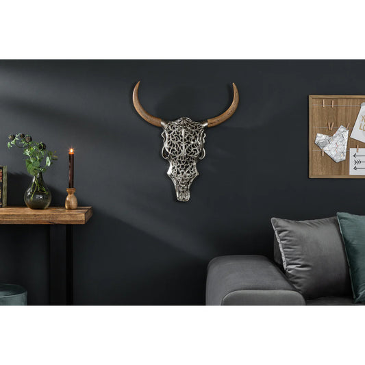 Decoraţiune de perete LACEBULL argintiu 60 cm