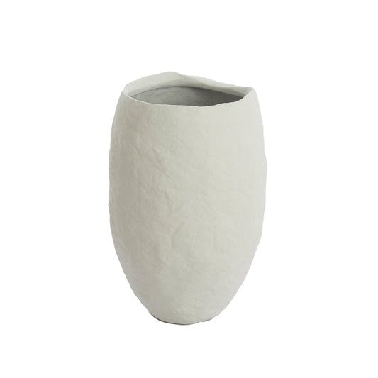 Vas alb SAVAR H 58 cm