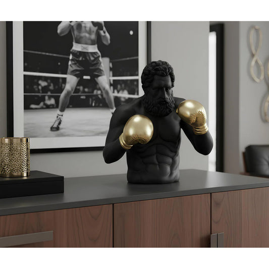 Figurină ARISTON negru H 48 cm