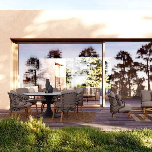 Masă dining RAAVI Ø158 cm