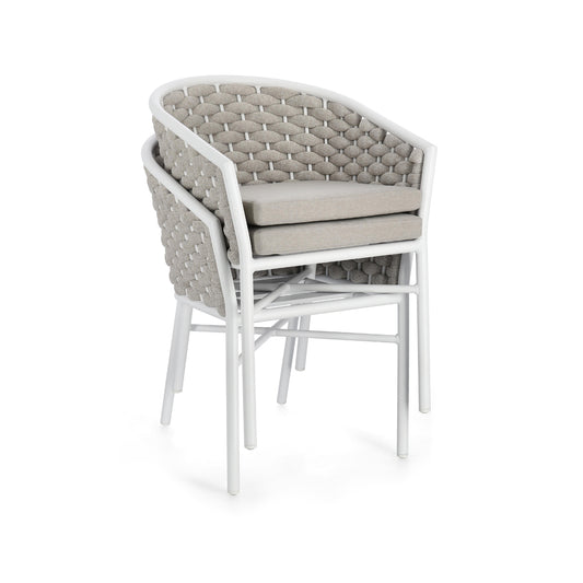 Scaun terasă CLIQUET gri deschis