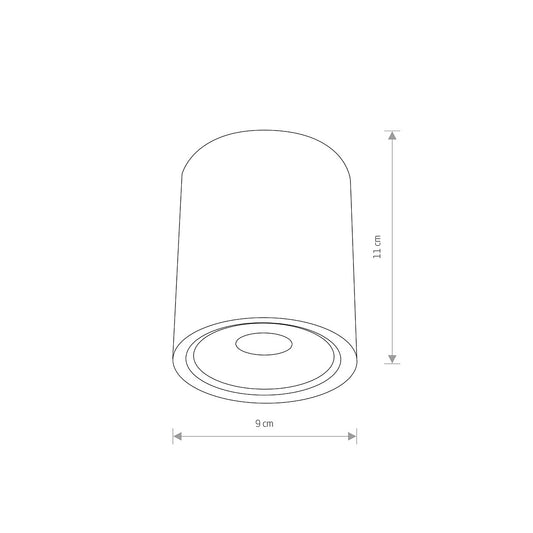 Spot de exterior ARAS PRO Ø 7cm